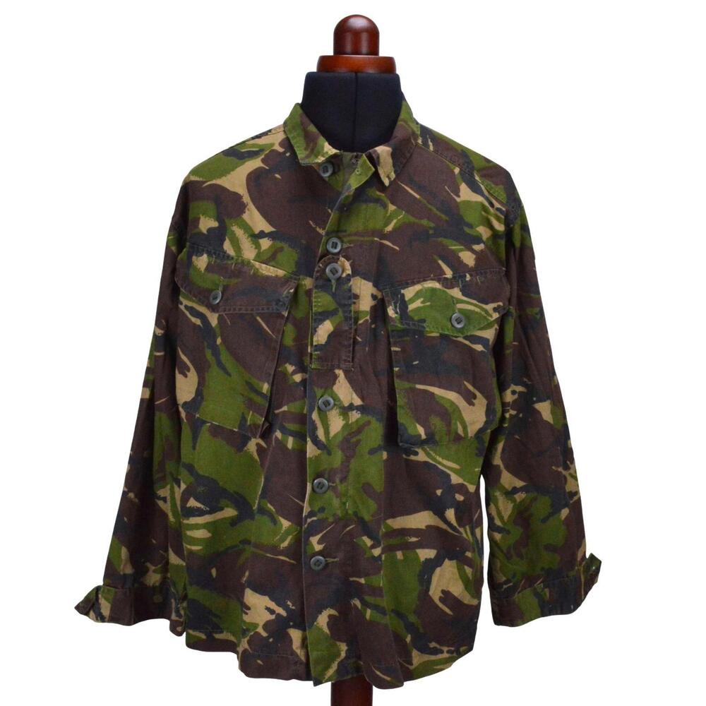 British Army Camo Military Woodland DPM Shirt 170/104 L Short Zip